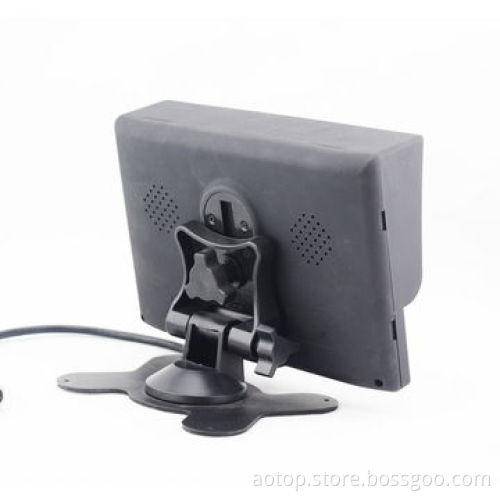 7" Car Rear-view LCD Panel, Remote Control, Multiple Language/OSD Menu/Sunshade Design/Speaker